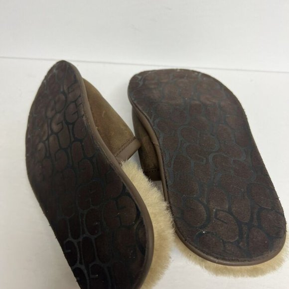 UGG Mens Scuff Slipper Tan Size 8 M main image 6